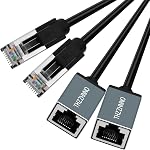 Cat6 Ethernet Extension Cable 6.6FT, 1000Mbps RJ45 Male to Female Adapter Cable, Gigabit LAN Cord for MC, PC, Routers, Modems, and Switch