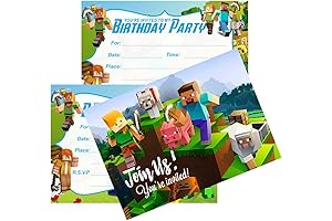 Minecraft Invitations Birthday Boy Invitations