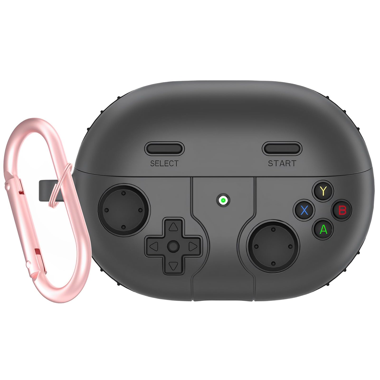 SKPY 3D Cartoon Game Console Design Rugged Shockproof Case Compatible with Huawei FreeBuds Pro 3 Cover with Carabiner for Boys Girls Womens Mens