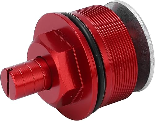 Miniatura 7 de Tapa de horquilla de precarga, tapa de tubo de precarga resistente, tapa de alta resistencia para motocicleta (rojo)