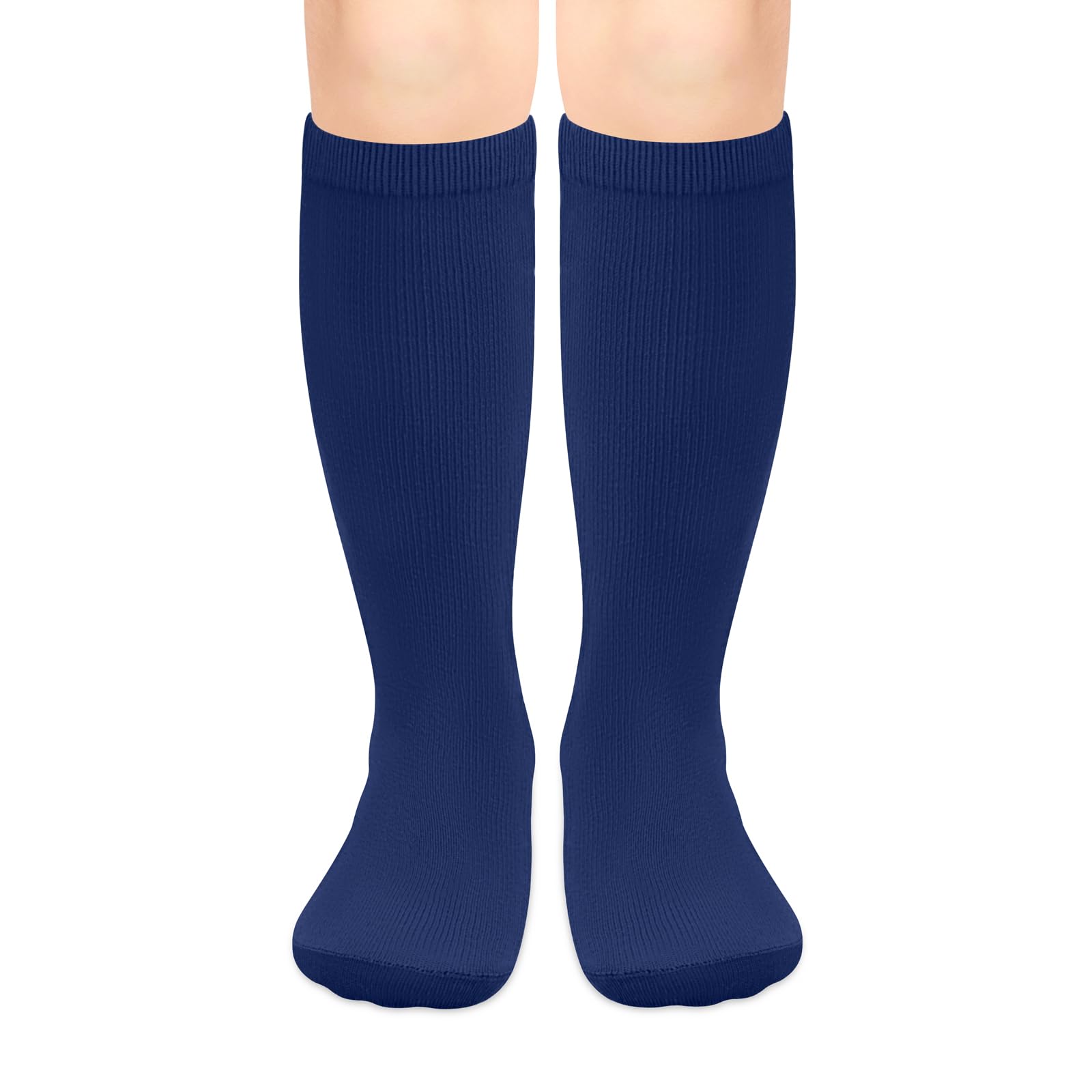 Olreco 1 Pack Toddler Kids Youth Soccer Socks Girls Boys Baseball Socks Youth Knee High Softball Football Accessories Cotton