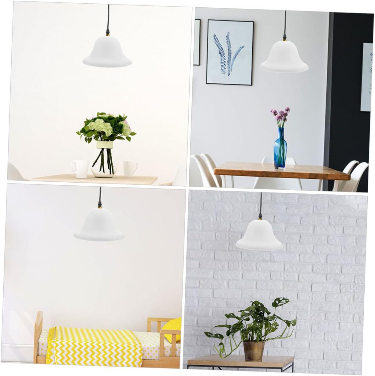 DOITOOL 8pcs Mushroom Decor Aesthetic Portable Mushroom Lamp Ceiling Lamp Shades Bedside Floor Shades