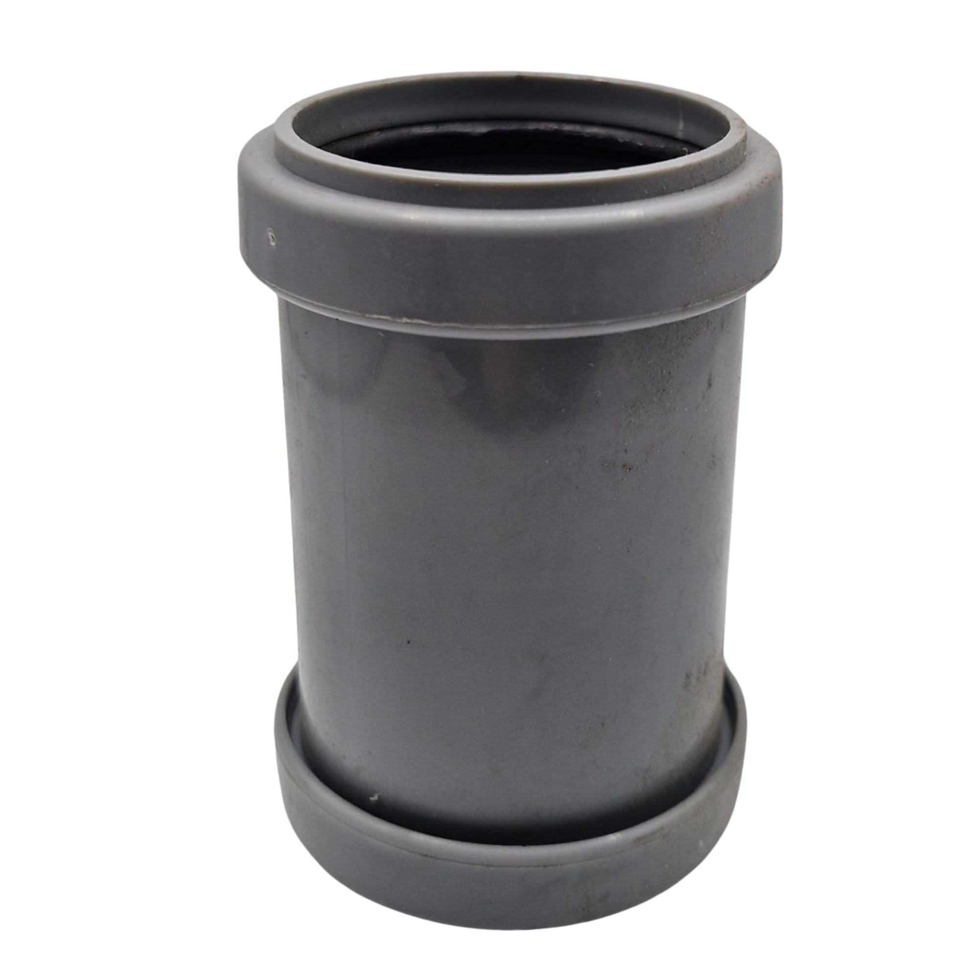 SHMOX 40mm Grey Pushfit Straight Pipe Coupler- Waste Pipe and Fittings