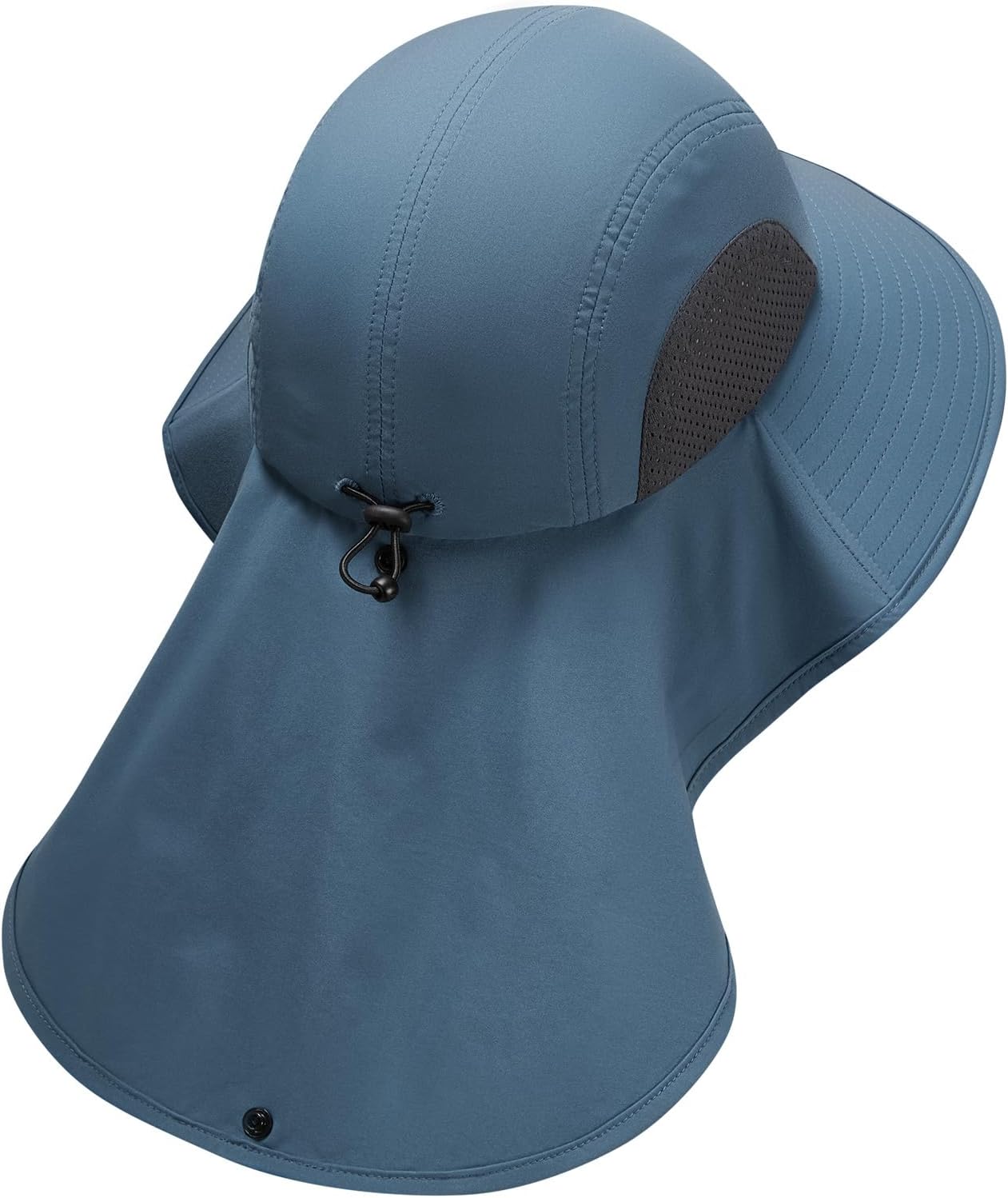 UPF 50+ Foldable Sun Hats Wide Brim with Large Neck Flap for Men Women UV Protection Gardening Fishing Beach Hat
