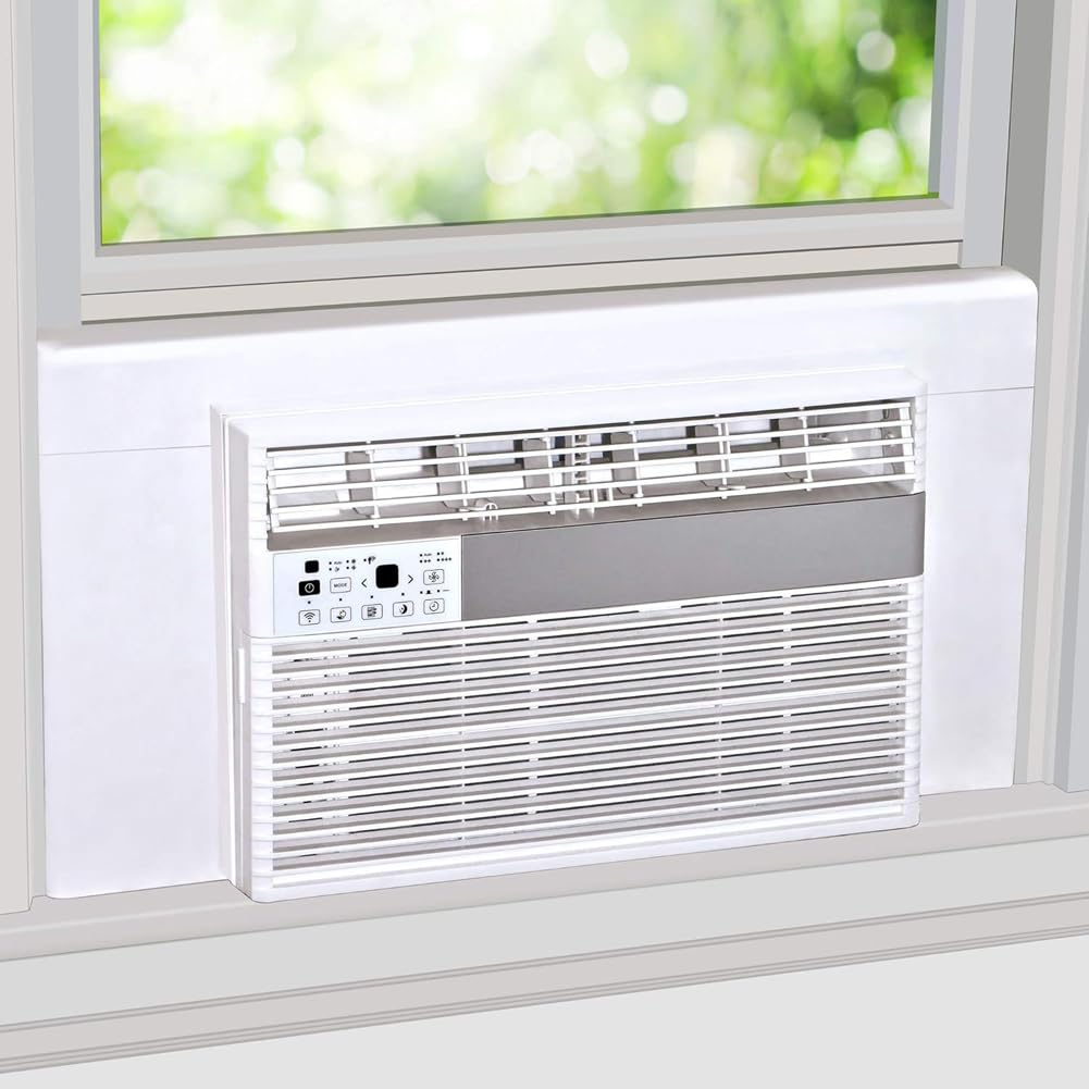 TMAPRUVG AC Window Side Foam Panels Insulation,Mobile Air Conditioner Window Seal Kit Block Hot/Cold Air,Energy Saving