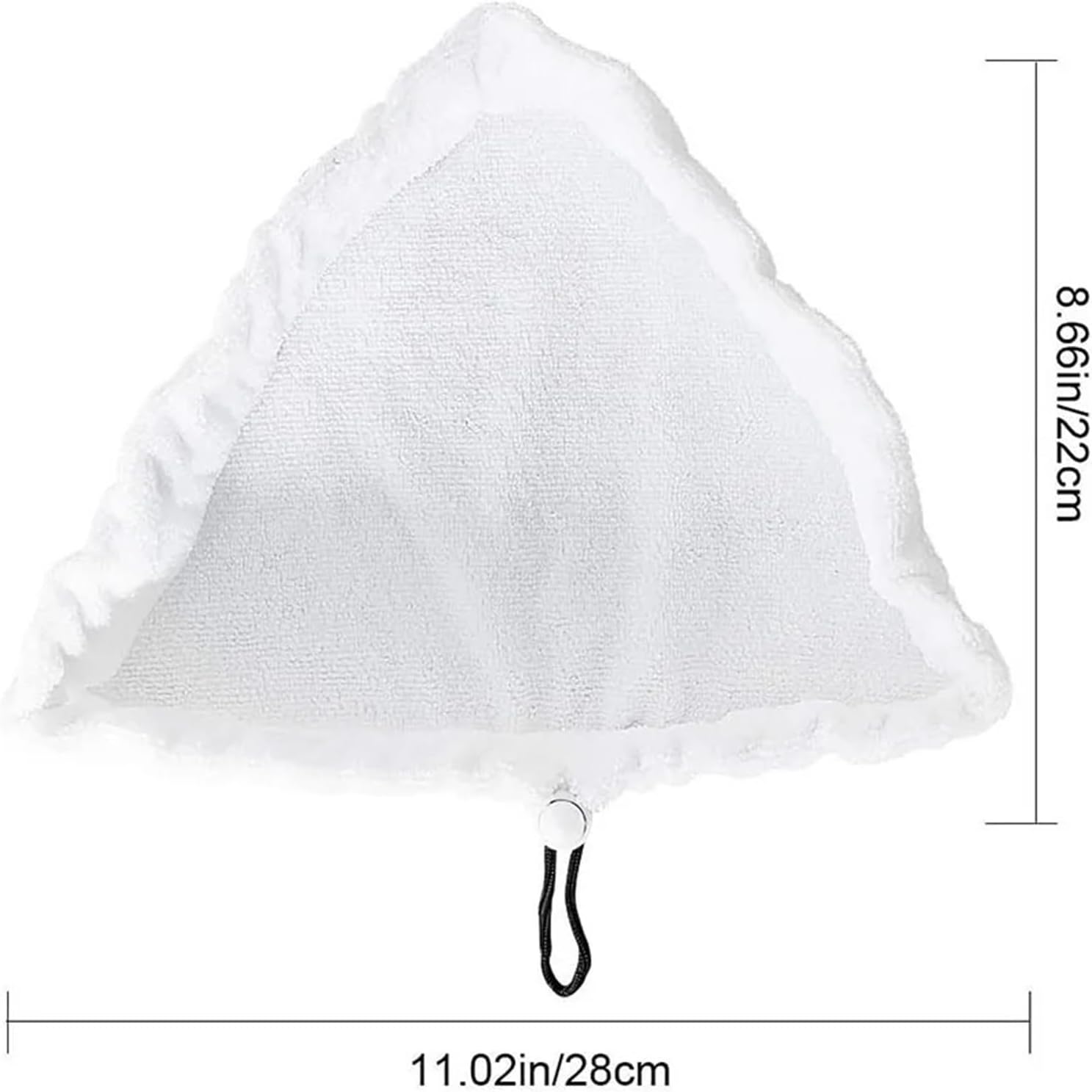 4PCS Microfibre Cloth Cleaning Pad With Rope For Steam Floor Mop Super Absorbent Washable Reusable Steamer Cleaner Accessories