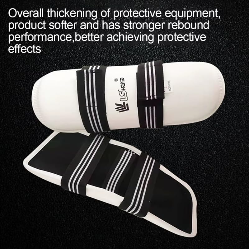 Kit di protezione per taekwondo, set completo di protezioni per braccia, stinco, gomito, gamba, supporto per adulti, bambini, combattimento, karate, arti marziali, sparring, allenamento, sanda, muay