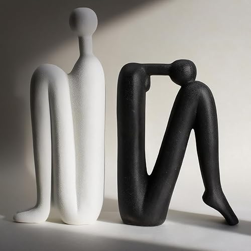 Miniatura 4 de Sujetalibros decorativos para estanterías sujetalibros modernos para decoración de estanterías, soporte resistente para libros y tapón de libros,