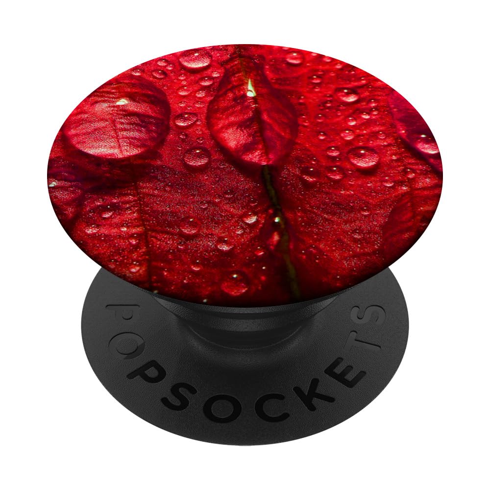 Fire Fit Designs Red PopSocket Pop Grip for Phone and Tablet - Cute, Swappable Top, Compatible with Smooth Cases, Not Wireless Charging Compatible