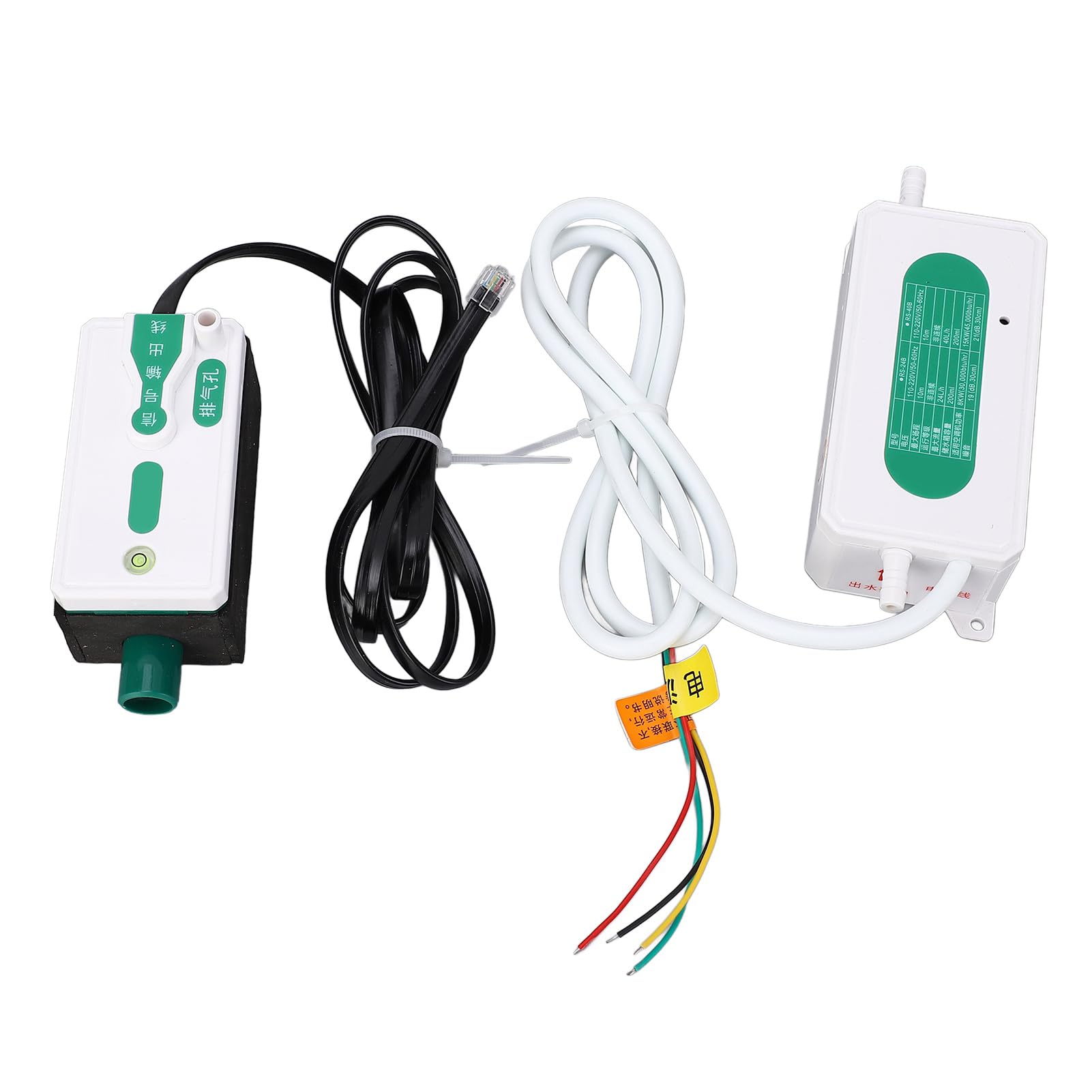 Bomba de Condensado de HVAC de Alto Rendimiento y Alto Rendimiento, 24l/h, Cabezal de 10 M, Instalación Fácil, Tecnología de Detección de Sondas, 110-230V, Energía Eficiente, para Aires