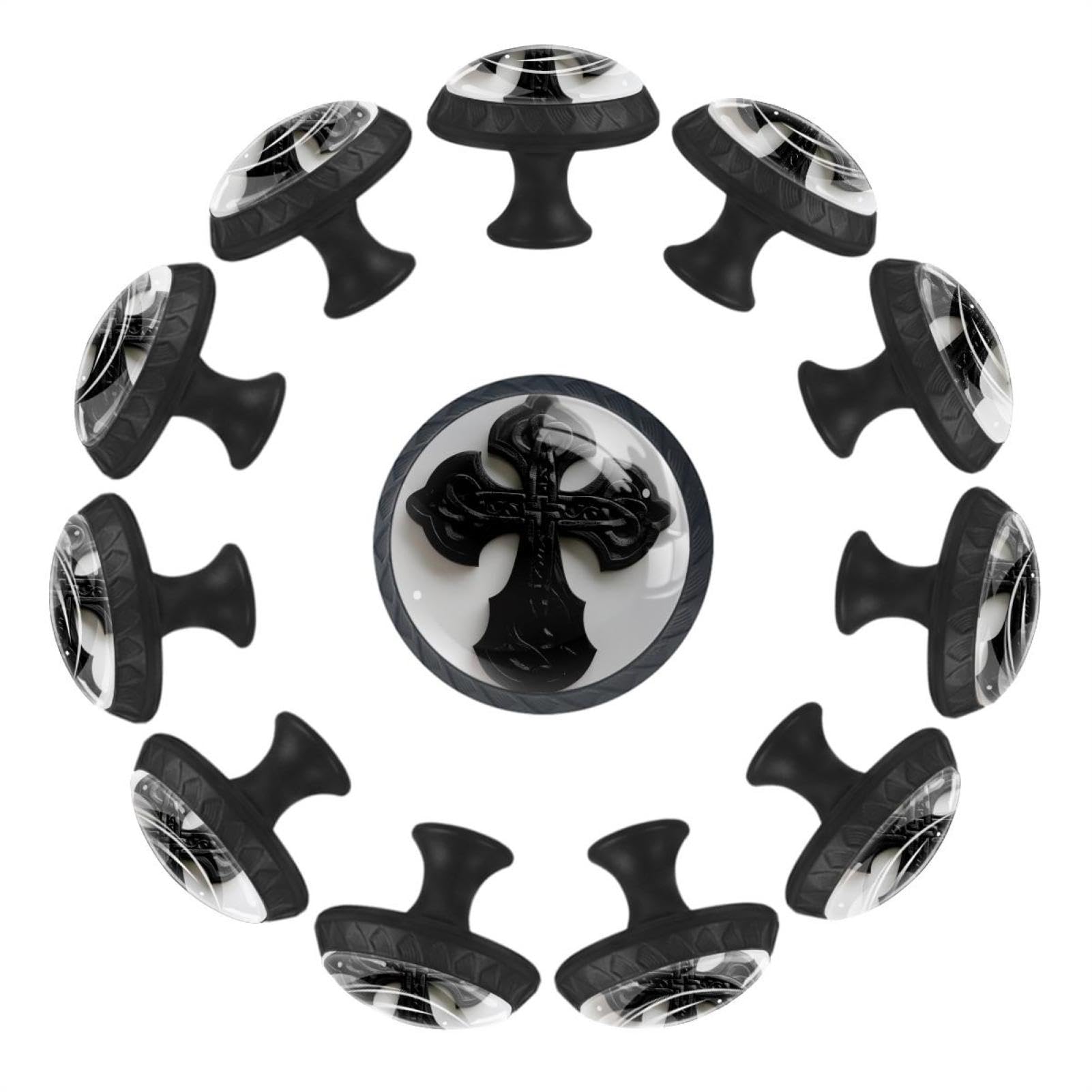 Boutons de tiroir celtiques en cristal pour réparer et embellir un meuble usé