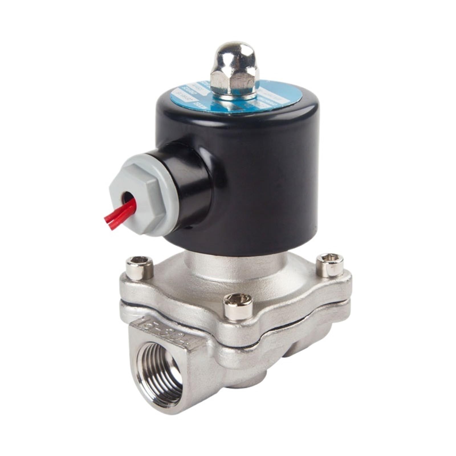 Uyqukggpsn 1/2 " 3/4" " 2" 2V 24V 0V 220V 304 Stainless Electric Solenoid Valve Normally Closed Pneumatic(",Dc2v)