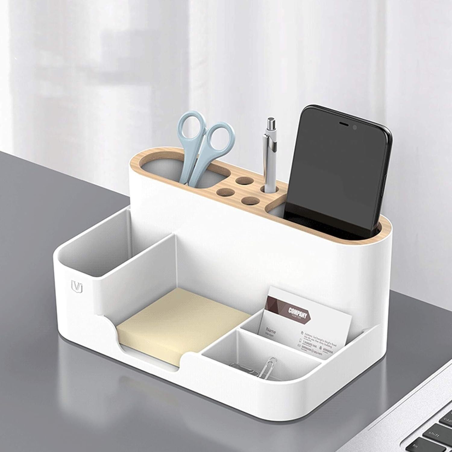 Organizzatore Scrivania Portaoggetti da Scrivania Tavolo Studio Multifunzionale Accessori per L'home Office Ufficio