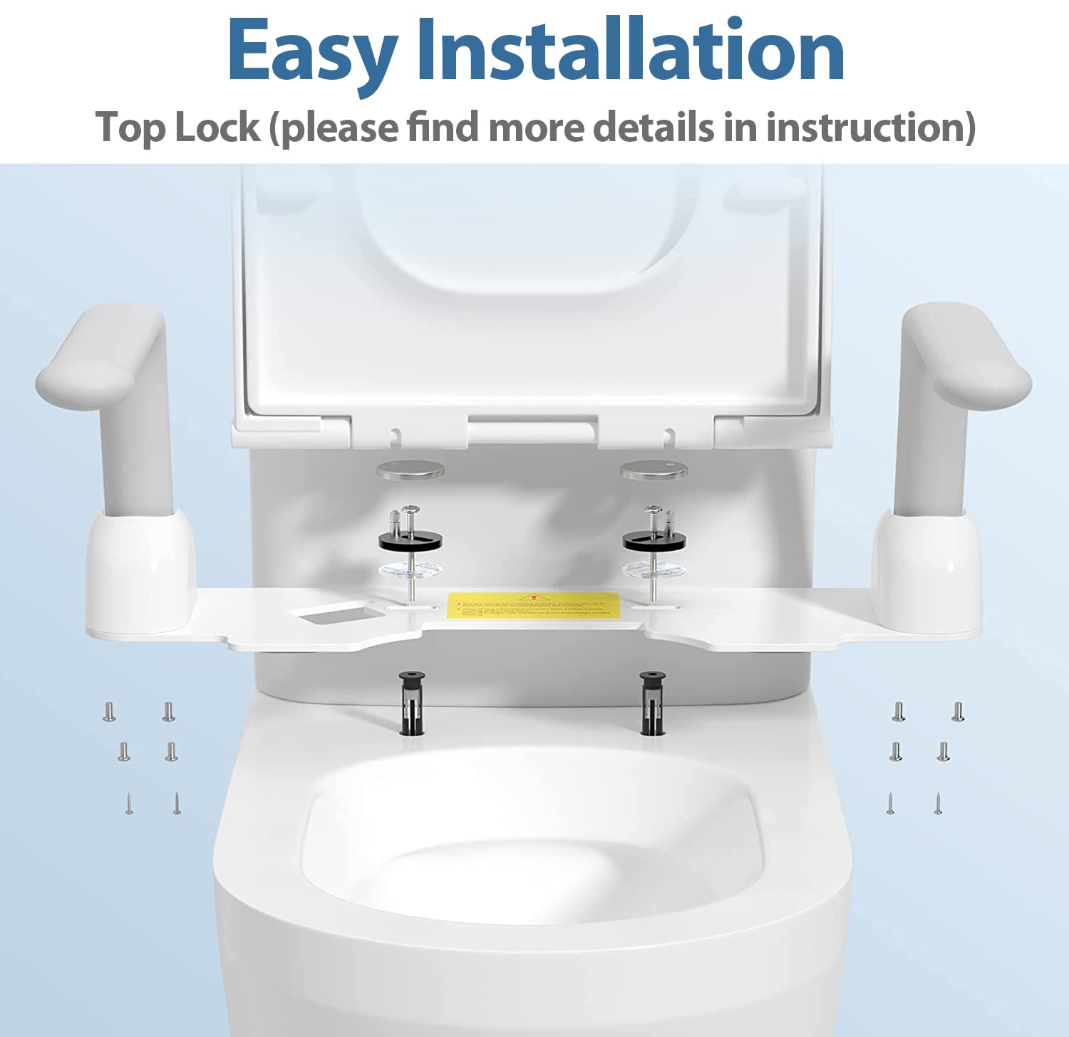 Toilet Safety Rails - Enhance Bathroom Support -6