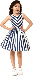 A.T.U.N. (ALL THINGS UBER NICE) A.T.U.N. Girls Striped Casual Dress Price In India