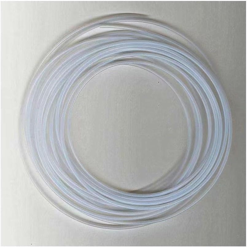 5m PTFE Tube Capillary, ID 0.3-5mm White Insulation Hose, Resistant to Heat, Corrosion & Oil - Ideal for Industrial, Electrical & Mechanical Applications(ID 2.2xOD 2.6mm)
