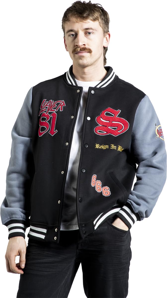 Slayer Reign In Blood Varsity Jacket Männer Collegejacke multicolor