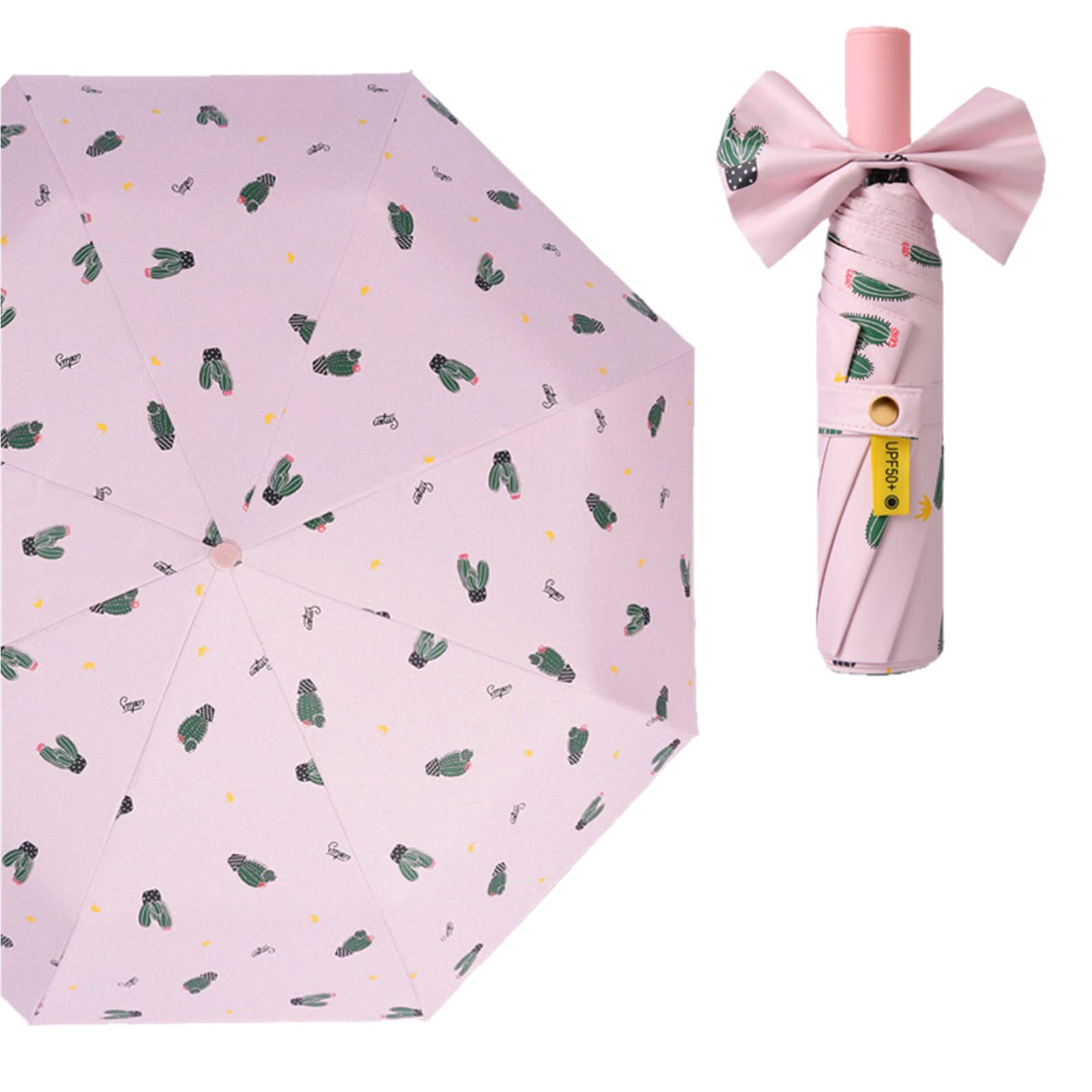 Parapluie Sun-Parapluie pour Femme Sunscreen Protection UV Protection UV Compact Portable Portable Parapluie Soleil Et Pluie Dual-Usage-K