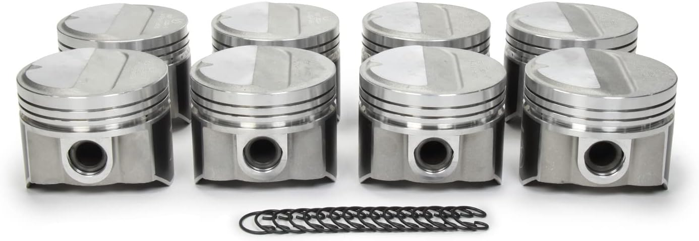 Sealed Power Piston, Speed Pro, Forged, 4.350 in Bore, 1/16 x 1/16 x 3/16 in Ring Grooves, Plus 12.10 cc, Coated Skirt