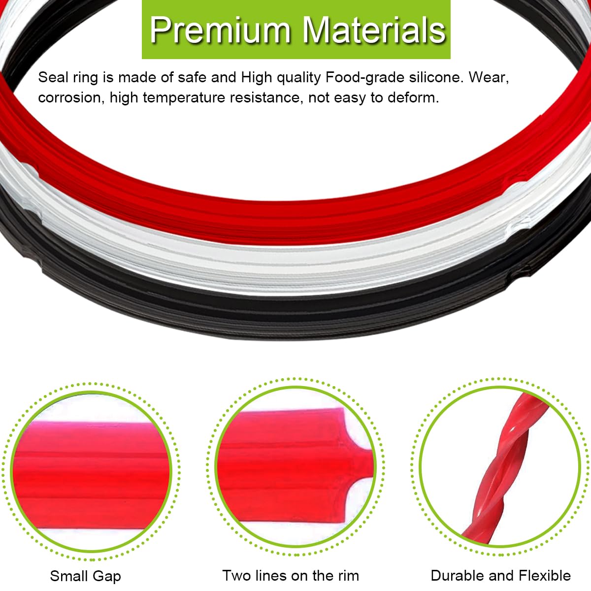 Instant Pot Seal Instant Pot Clear Sealing Rings (8 QT) Instant