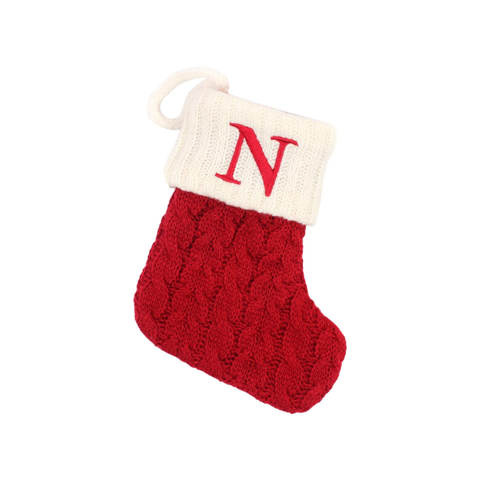 Calze di Natale soffici personalizzate - Calza di Natale ricamata - Calza di famiglia, con nome, calza con monogramma, regalo decorativo per le feste