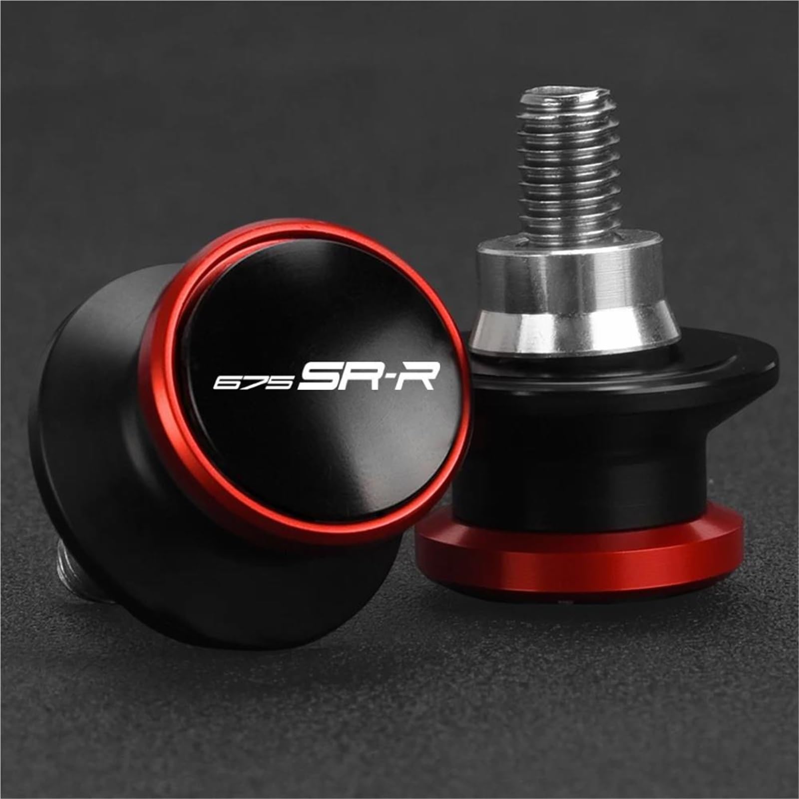 Bobines de bras oscillant 10mm pour CFMOTO 675SRR 2024 2025 vis de béquille arrière rouge
