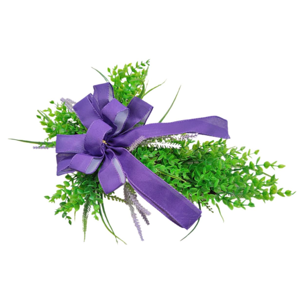 Ghirlanda Verde A Croce Per Porta D'ingresso Eucalipto E Lavanda Decorazione Esterna Per Portico Invernale