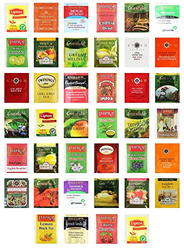 Custom Varietea Tea Bags Sampler Assortment Includes Mints (Pack of 40)