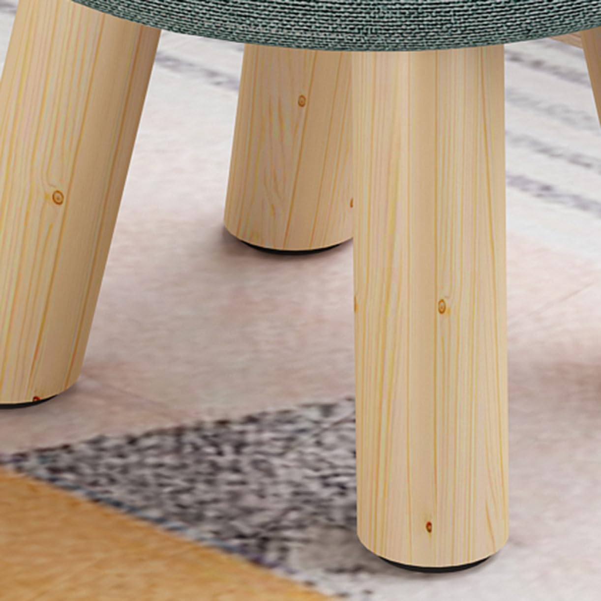 木製 円形スツール ナチュラルウッド Amazon.co.jp: THLD スツール 丸 ベージュ1 30*25CM 木製