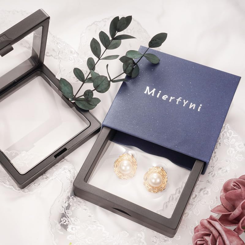 Pearl Stud Earrings for Women, Faux Large Gold Pearl Earrings Studs, Dainty White Big Pearl Earrings Pearl Statement Earrings Gold Studs - Image 6