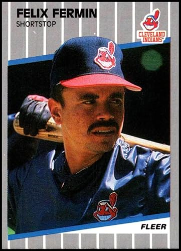 Miniatura 1 de Baseball 1989 Fleer Update #U-27 Felix Fermin NM-MT Indians