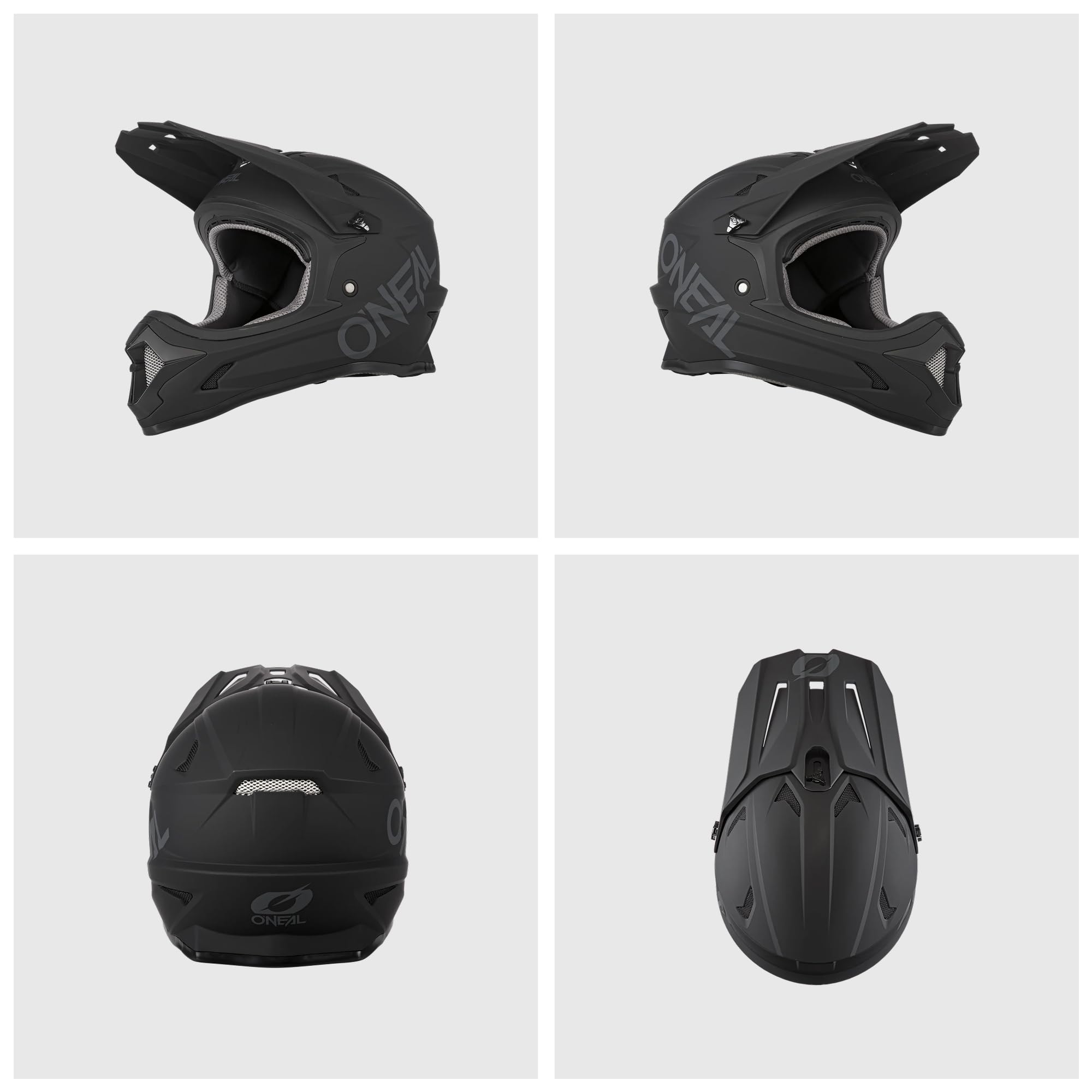 O'NEAL | Kask rowerowy górski | dziecięcy | MTB Downhill | skorupa ABS, otwory wentylacyjne dla optymalnego przepływu powietrza i chłodzenia, norma bezpieczeństwa EN1078 | kask młodzieżowy Sonus