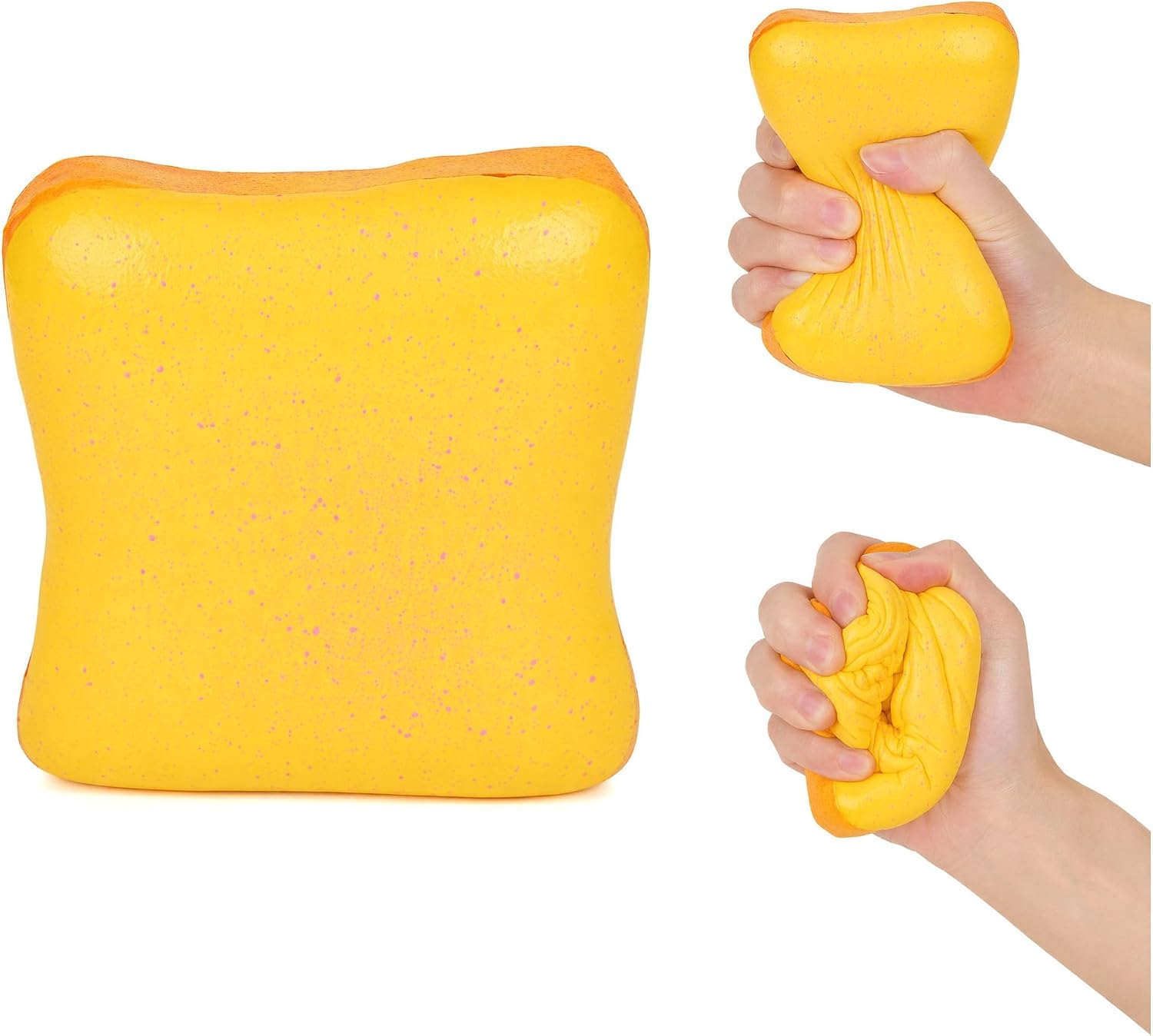 Bread Butter Squishy, Slow Rising Bread Squishy Toys, Sensory Fidget Toys for Adults & Teens, Stress & Anxiety Relief, Birthday Christmas Easter Gifts