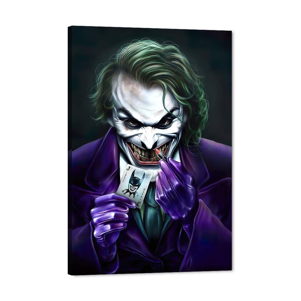 Pintura Do Coringa De Heath Ledger Heath Ledger Como The Joker 2.0 Em