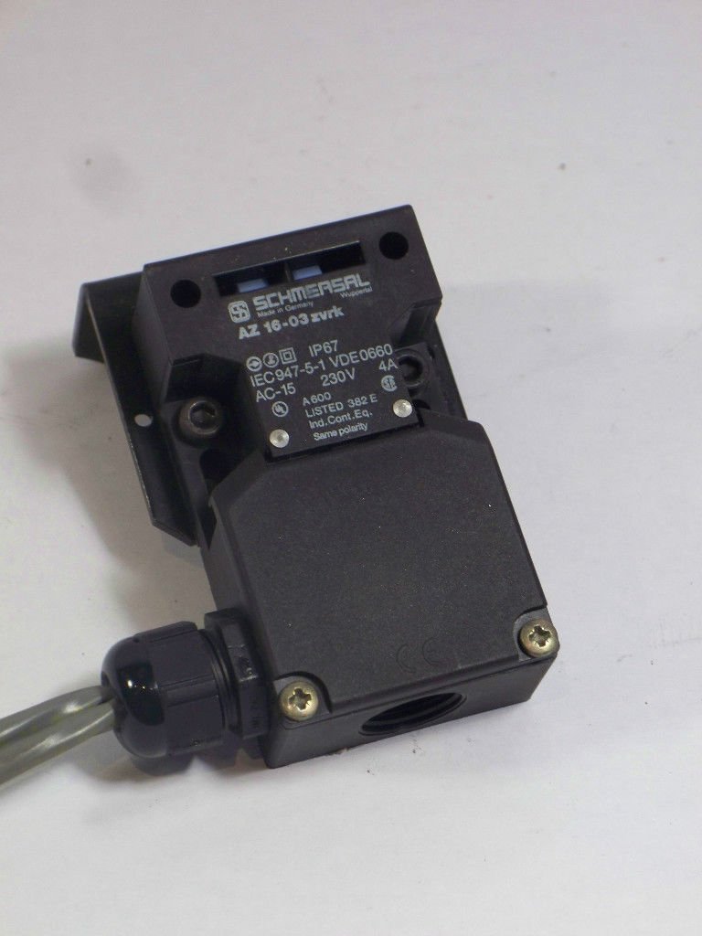 Schmersal AZ-16-03-zvrk Security Interlock Switch with cable gland and mounting bracket