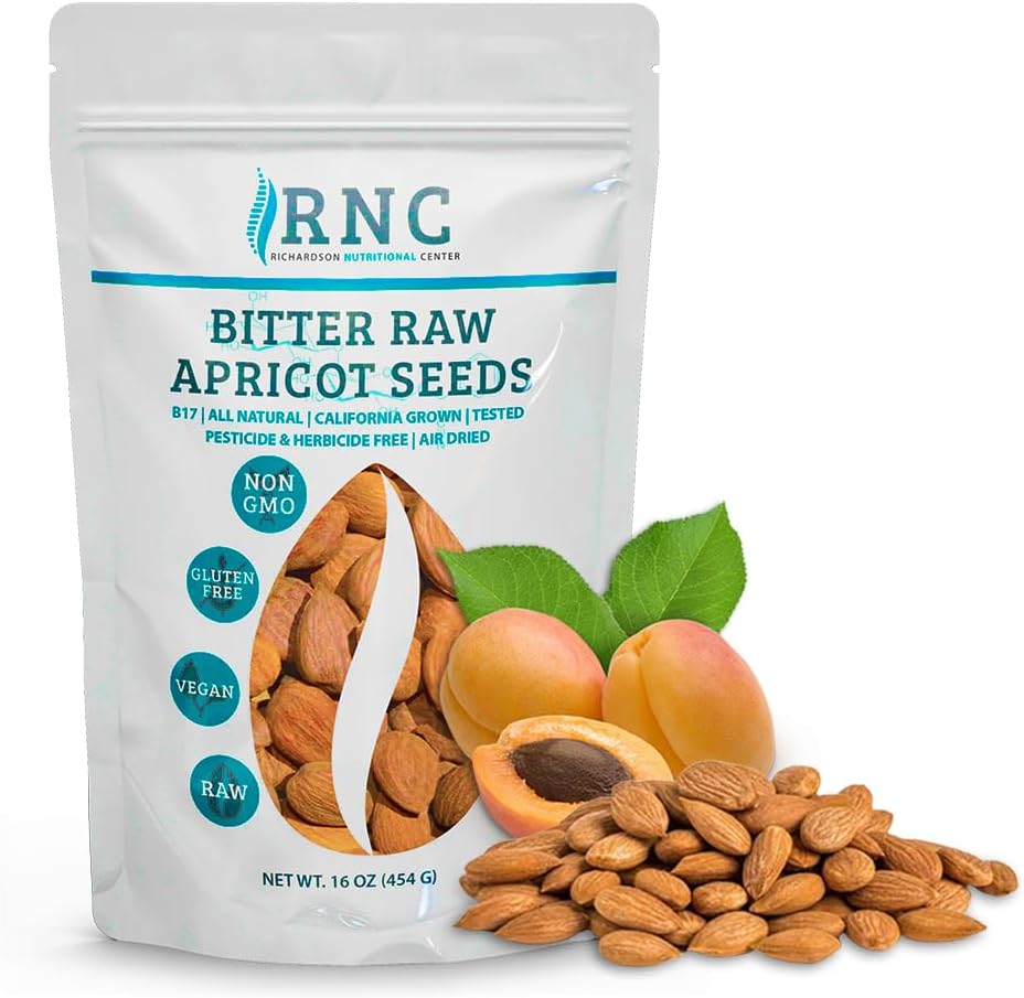 Amazon.com : Richardson Nutritional Center Fresh Raw Bitter Apricot ...