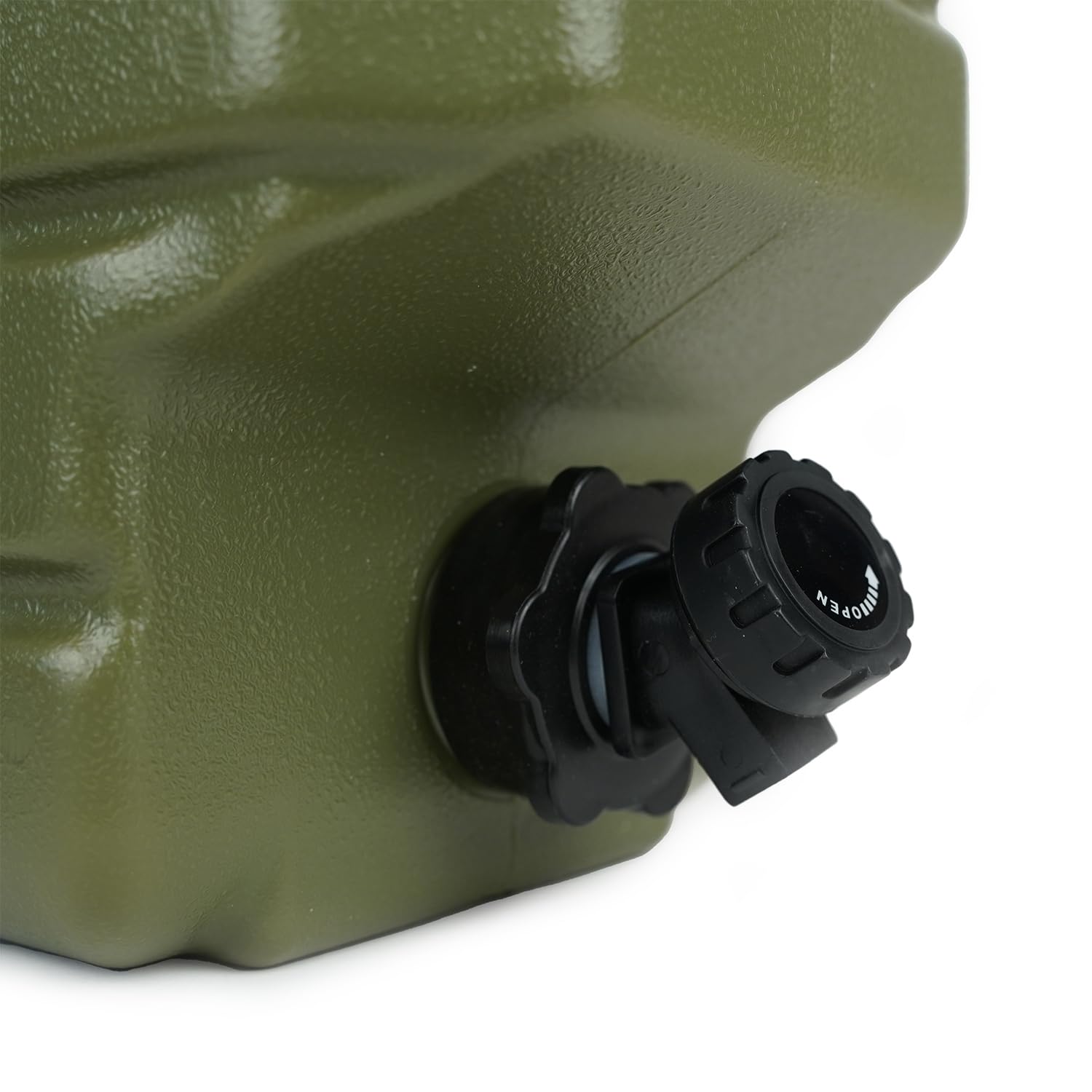 Jerrycan d'eau avec Robinet - Polyéthylène Vert - Réservoir d'eau - Conteneur d'eau - Bidon d'eau - Distributeur d'eau - Robinet d'eau - avec Robinet de Distribution