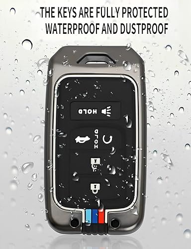 Miniatura 3 de Funda para llavero de metal compatible con Honda Ridgeline CRV Pilot Civic Odyssey Accord JED Spirior