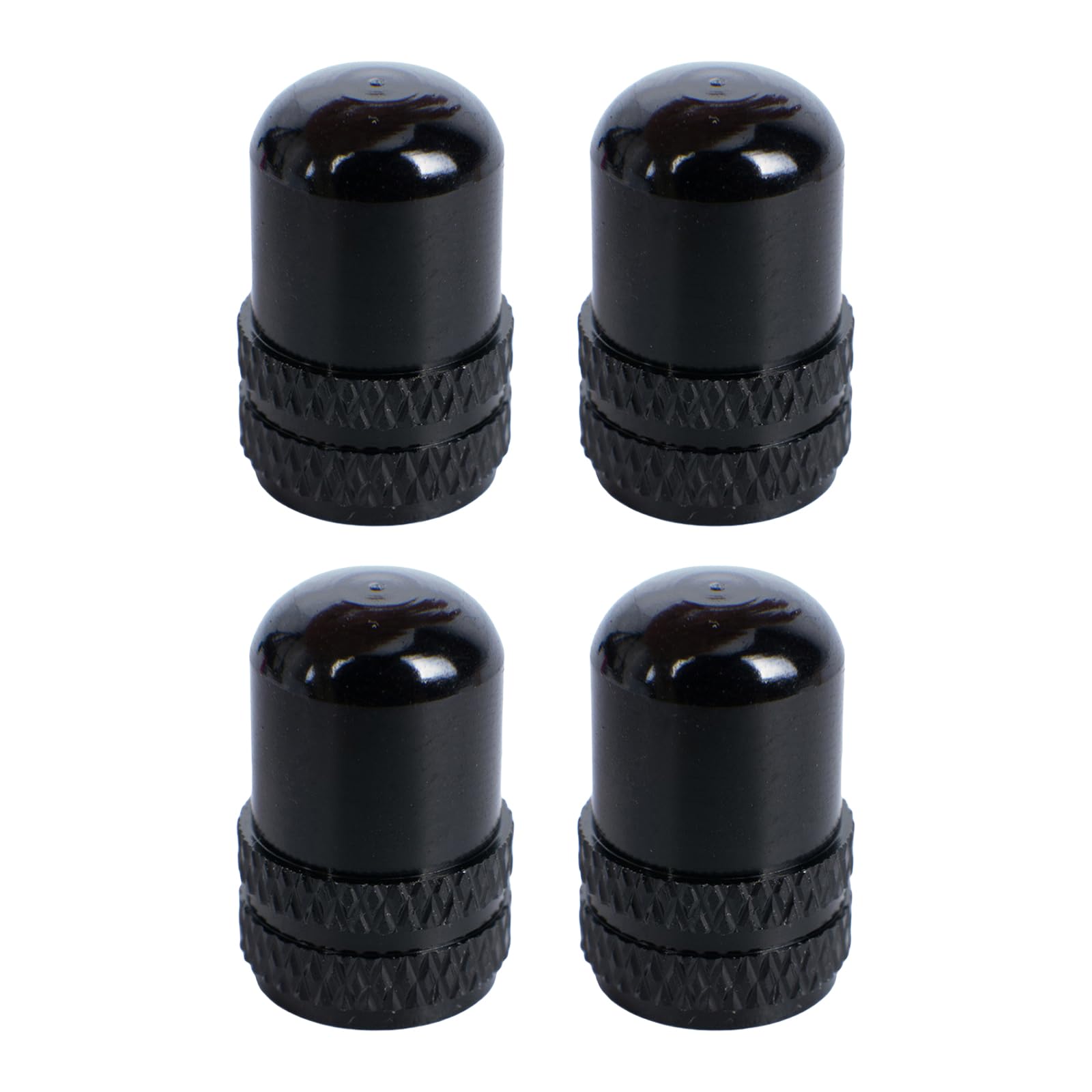 4pack Bicycles Tyre Valves Caps Universals Valves Stem Caps Threaded Caps for Bicycles Tire Accessory