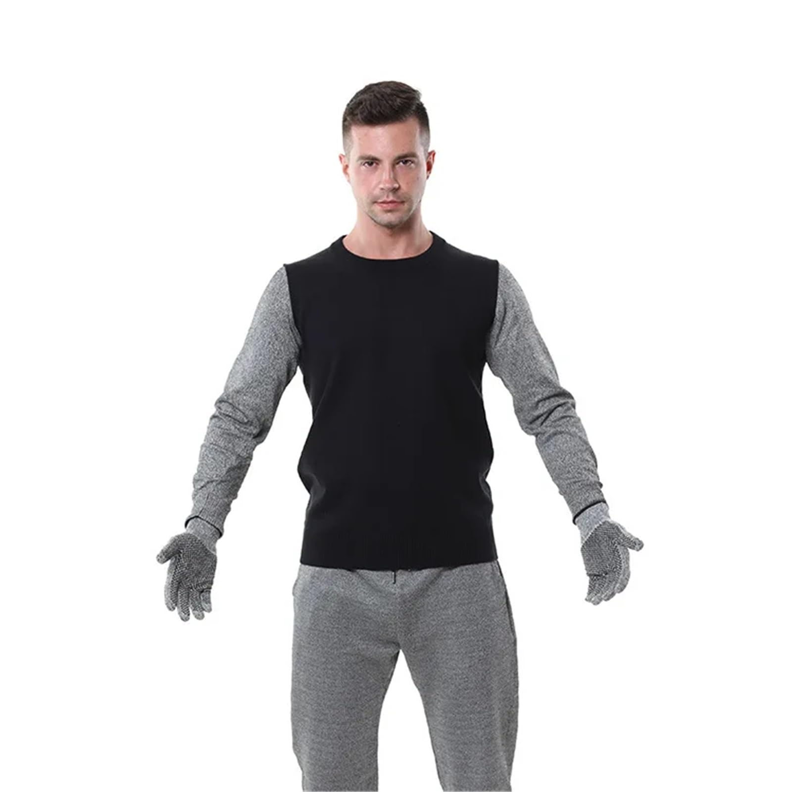 Ropa de Manga Larga for manipulación de Vidrio, protección anticorte de Grado 5, Mangas Protectoras antipuñaladas (Solo Mangas anticorte)(XX-Large)