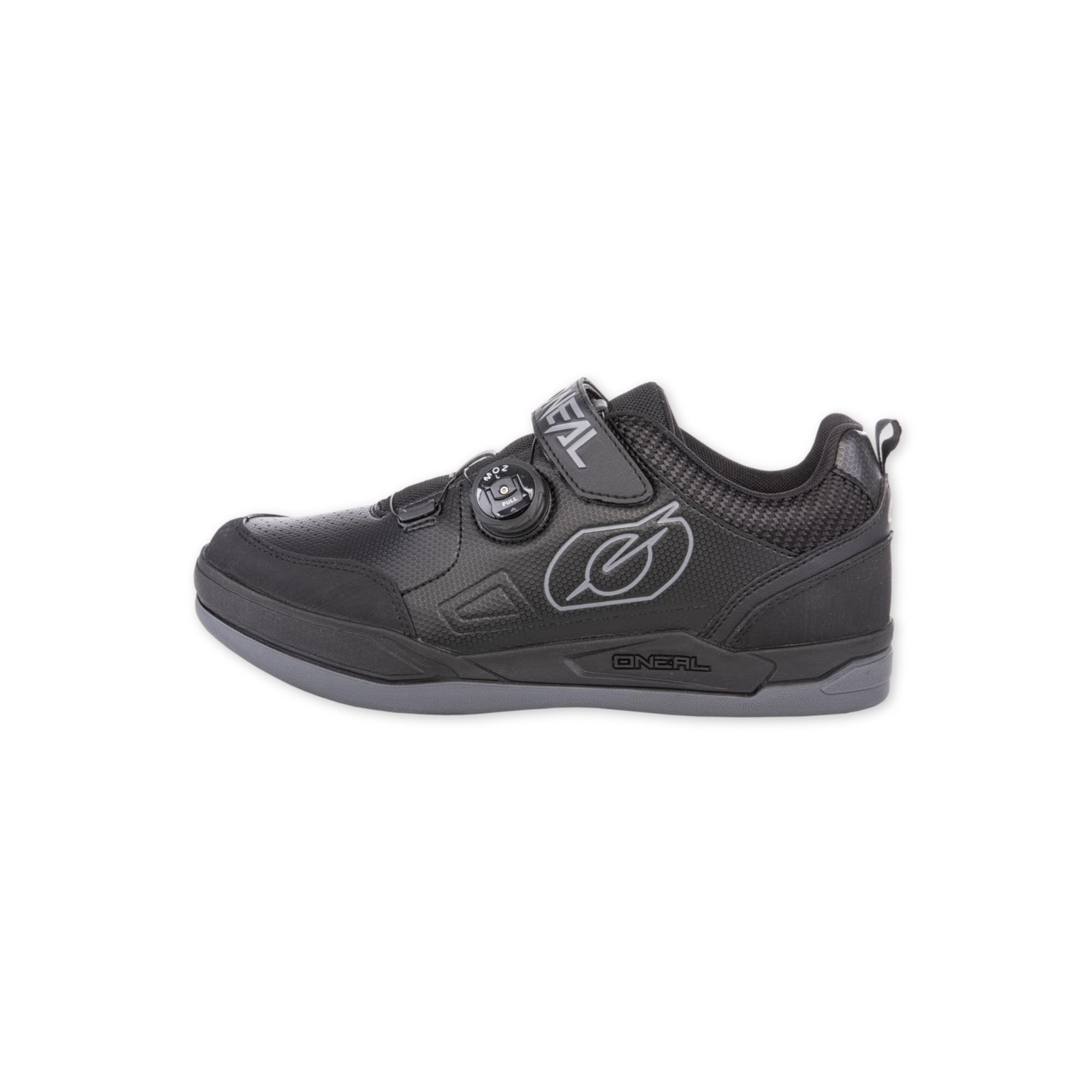 O'NEAL | Zapatos de Bicicleta | Mountain Bike MTB DH FR Downhill Freeride | Suela supergrip, Malla de ventilación | Sender Flat Shoe | Adultos | Negro | Talla 36