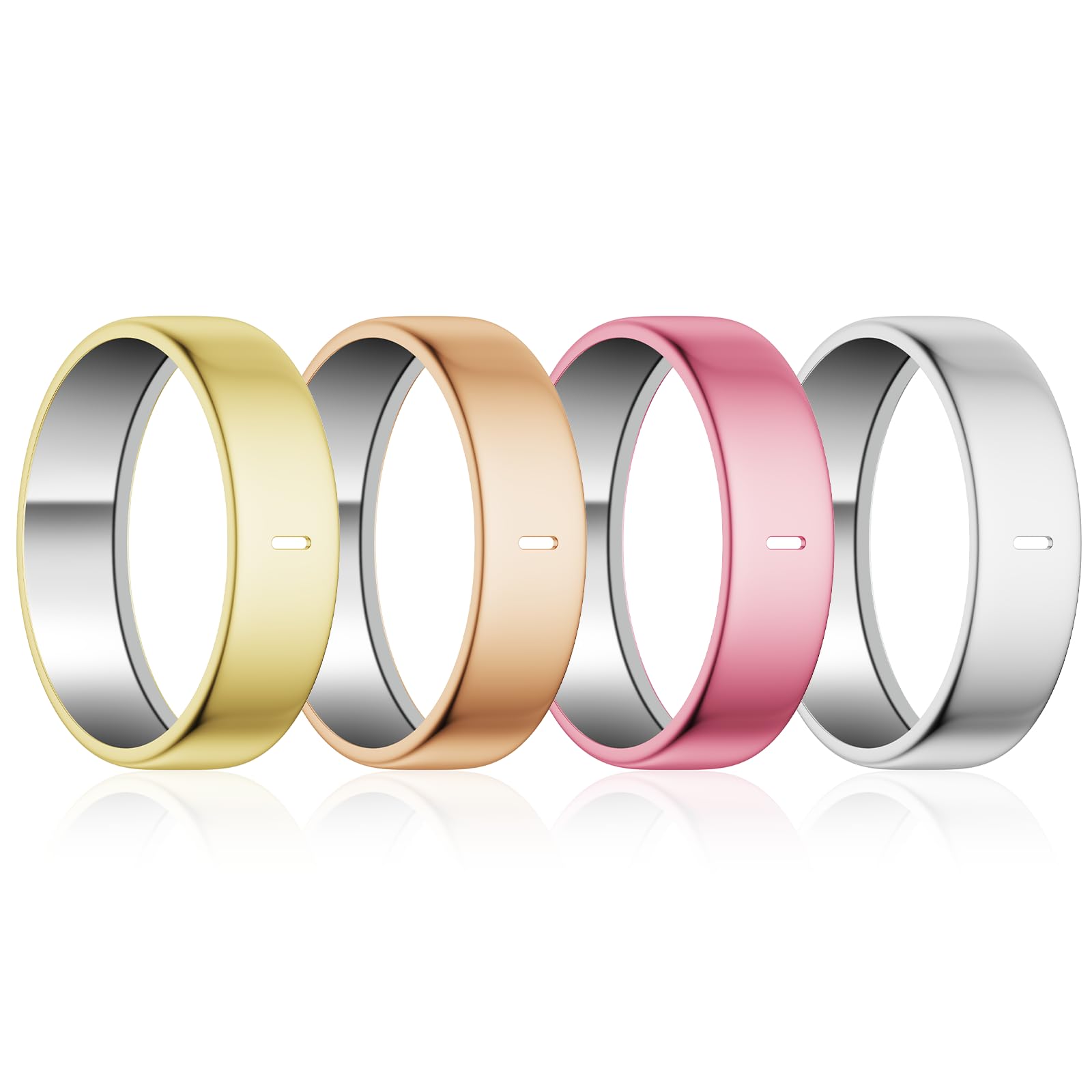 4 Pack Ultra-Thin Cover Compatible for Oura Ring Gen 5, Charging Directly