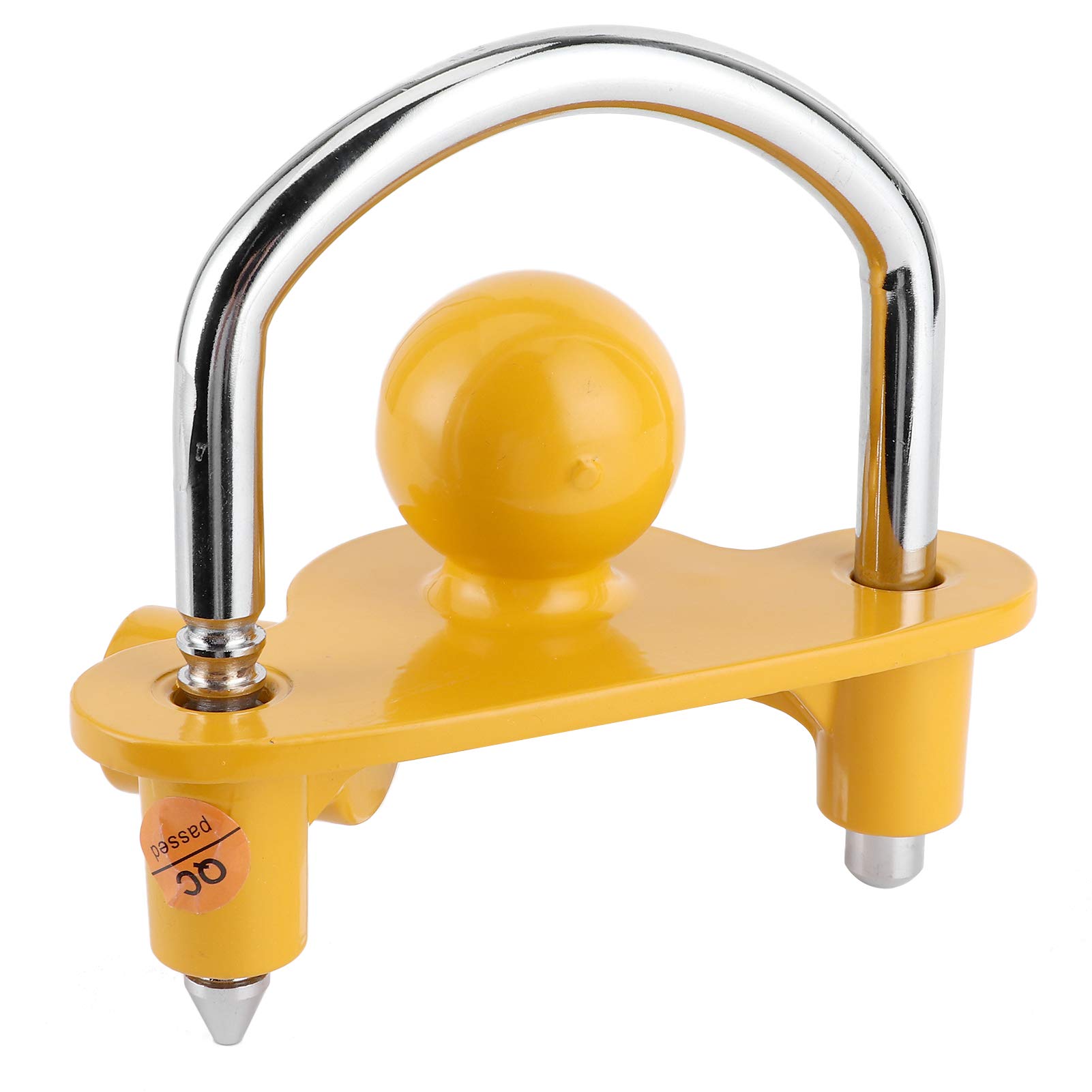 Trailer Hitch Coupler Lock, Anti Rust Trailer Hitch Security Lock Set Anti Theft Adjustable Anti Corrosion with 2 Keys for Car Truck for Caravans And Trailers