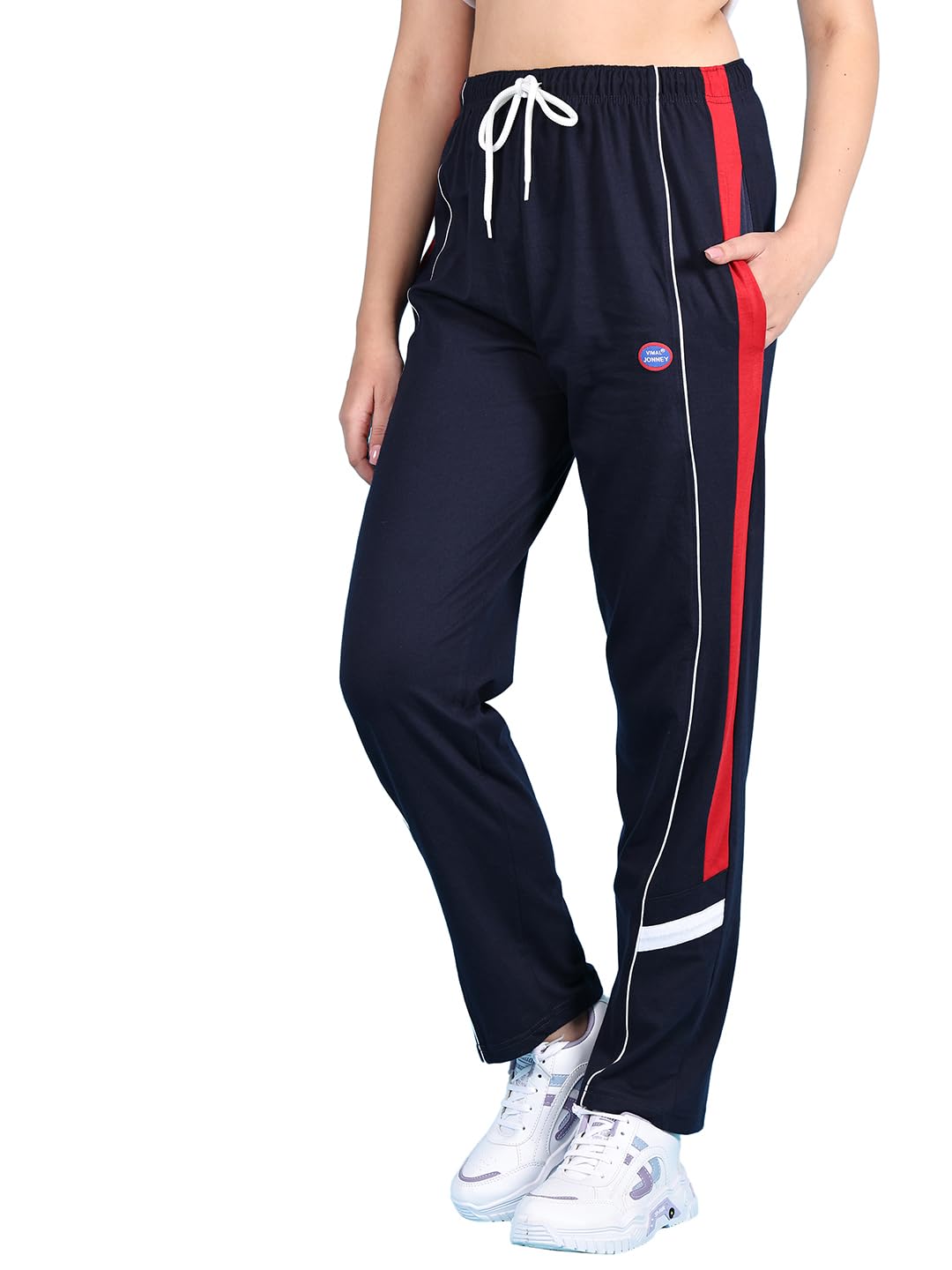 mack jonney Women's Regular Fit Cotton Track Pants | Lower |Pajama |Lounge Pant for Women-D7__MLG__01-picture-20