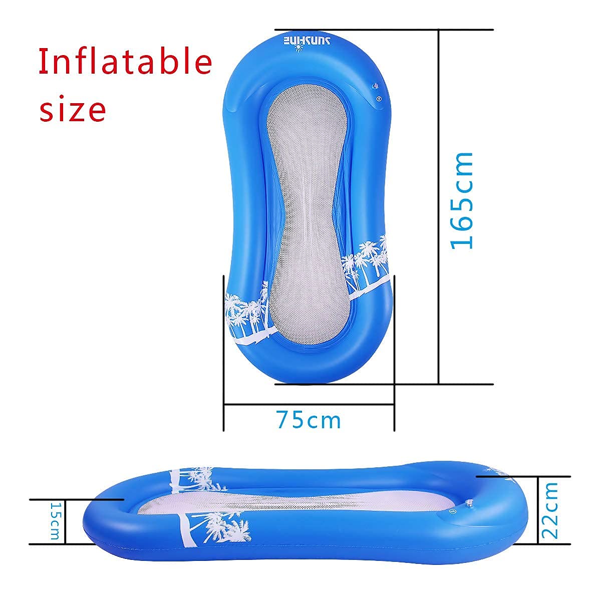 Matelas Gonflable Piscine Hamac Flottant D'Eau Avec Auvent Détachable Matelas Gonflable Piscine Hamac Flottant D'Eau Avec Auvent Détachable