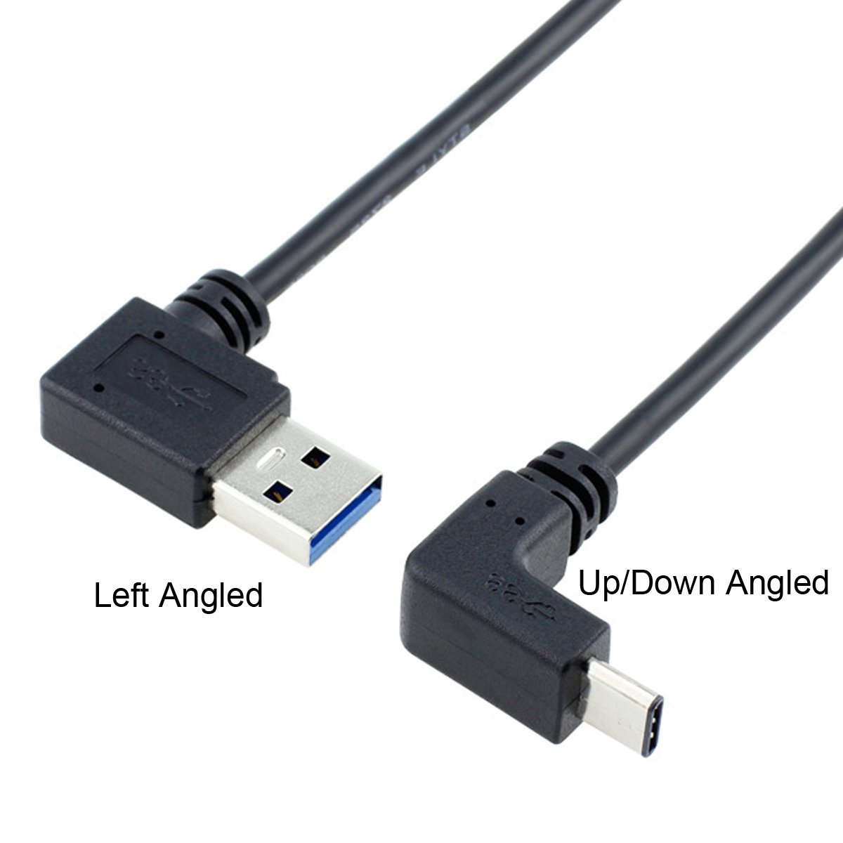 Chenyang USB-C Auf USB 3.0 Adapterkabel 1 M – 90 Grad Abgewinkelt, Für Festplatten & Tablets