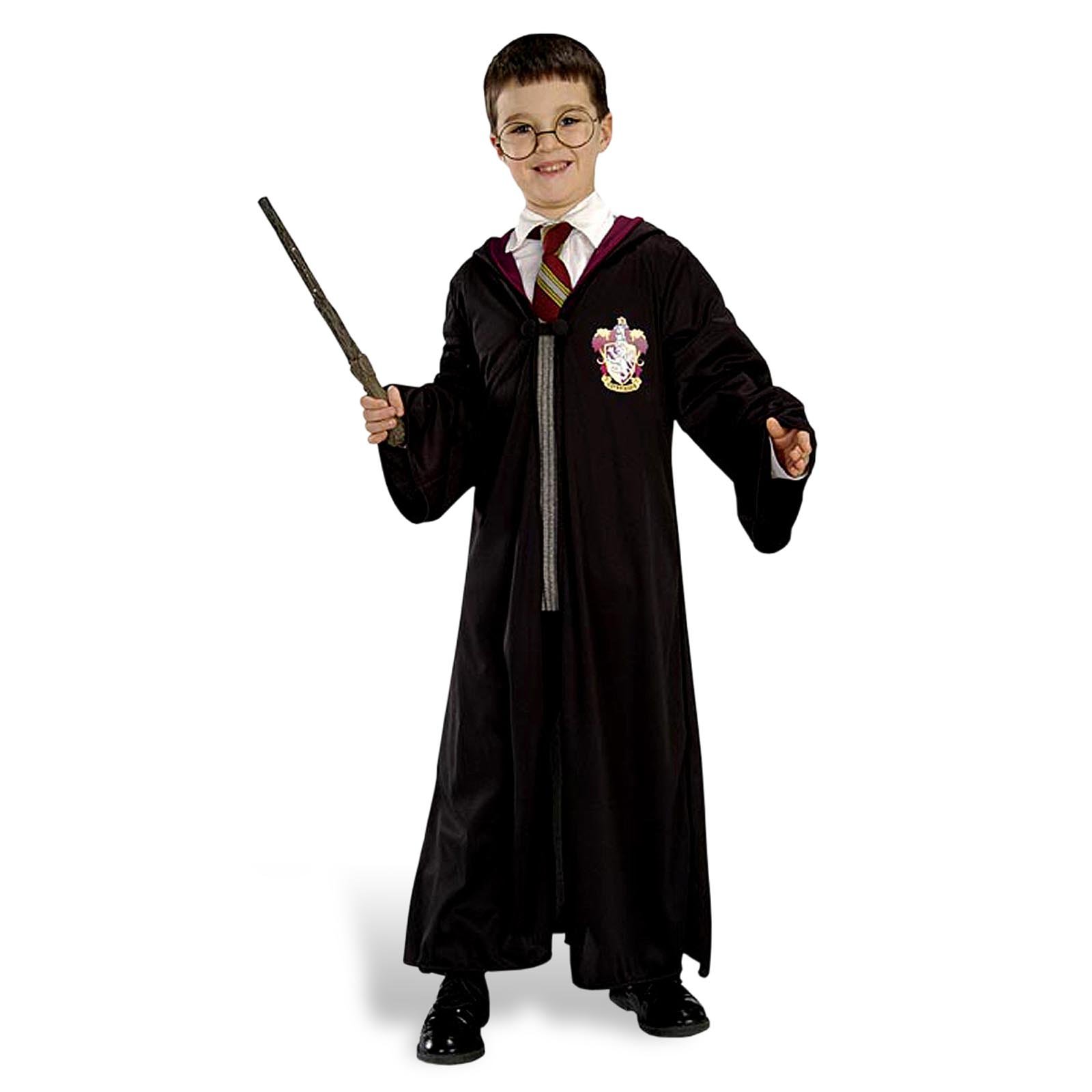 Harry Potter - Robe Lunettes Baguette - Déguisement Enfant
