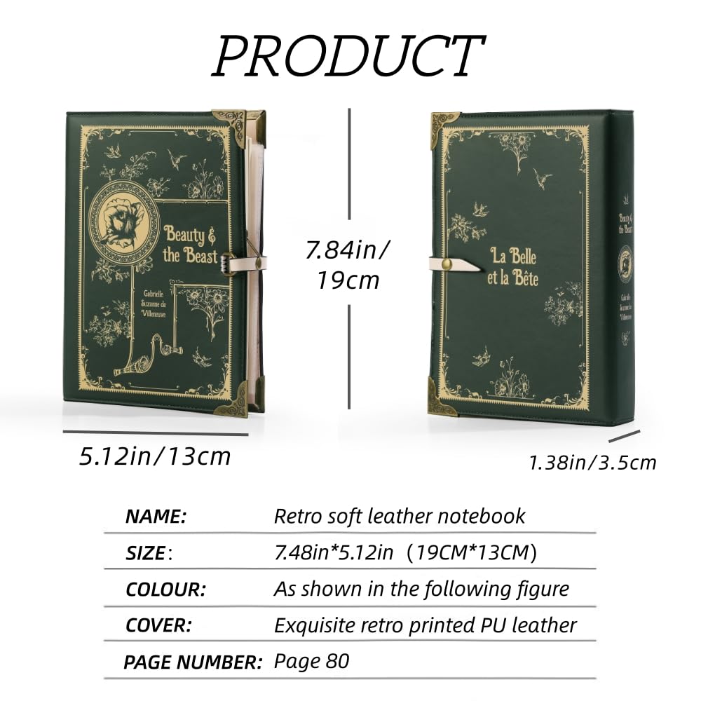 CITIANBEITI Notebook A6 (Beauty and The Beast) - Image 3