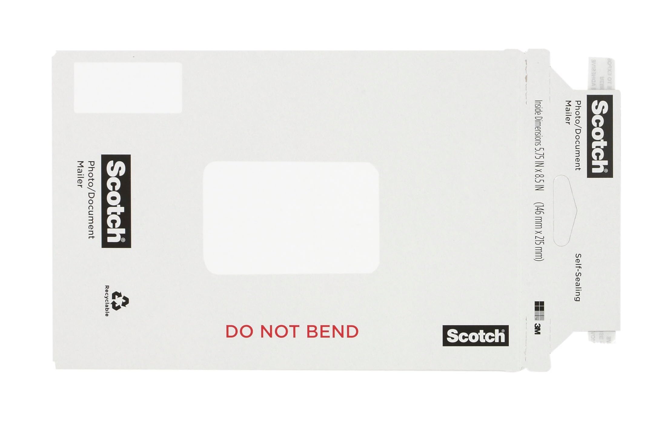 Scotch Photo/Document Mailer, 5.75 x 8.5 Inches, 12 Pack (7916)