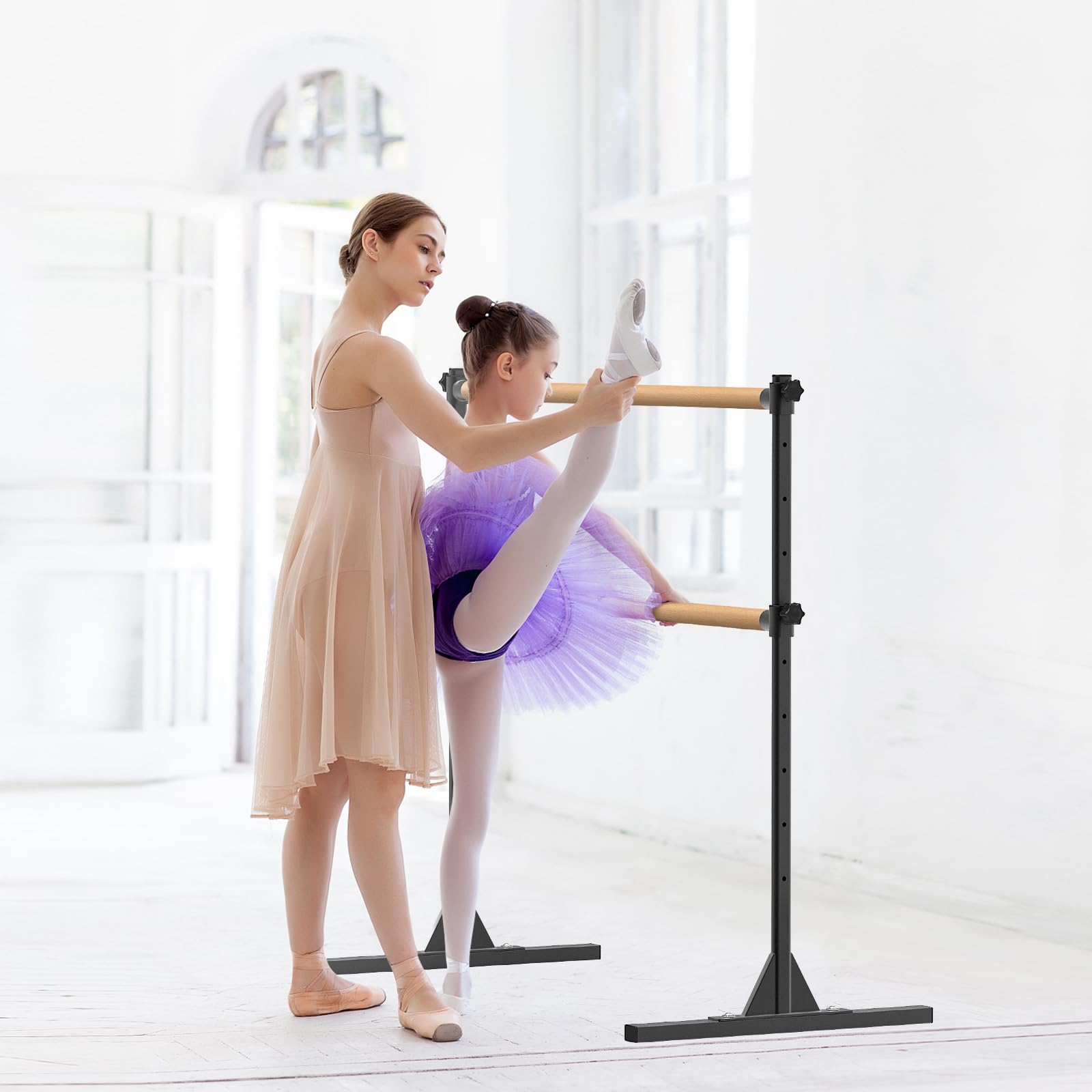SELEWARE Barre De Danse Classique RéGlable en Hauteur